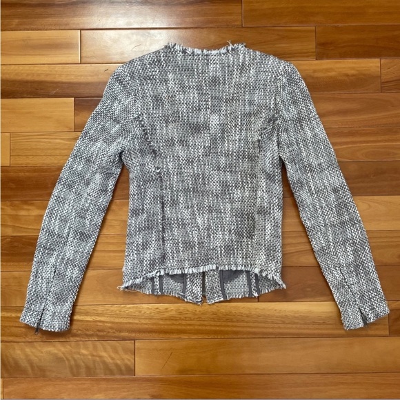 Joie Collis Fringe-Trim Tweed Jacket - Picture 4 of 7